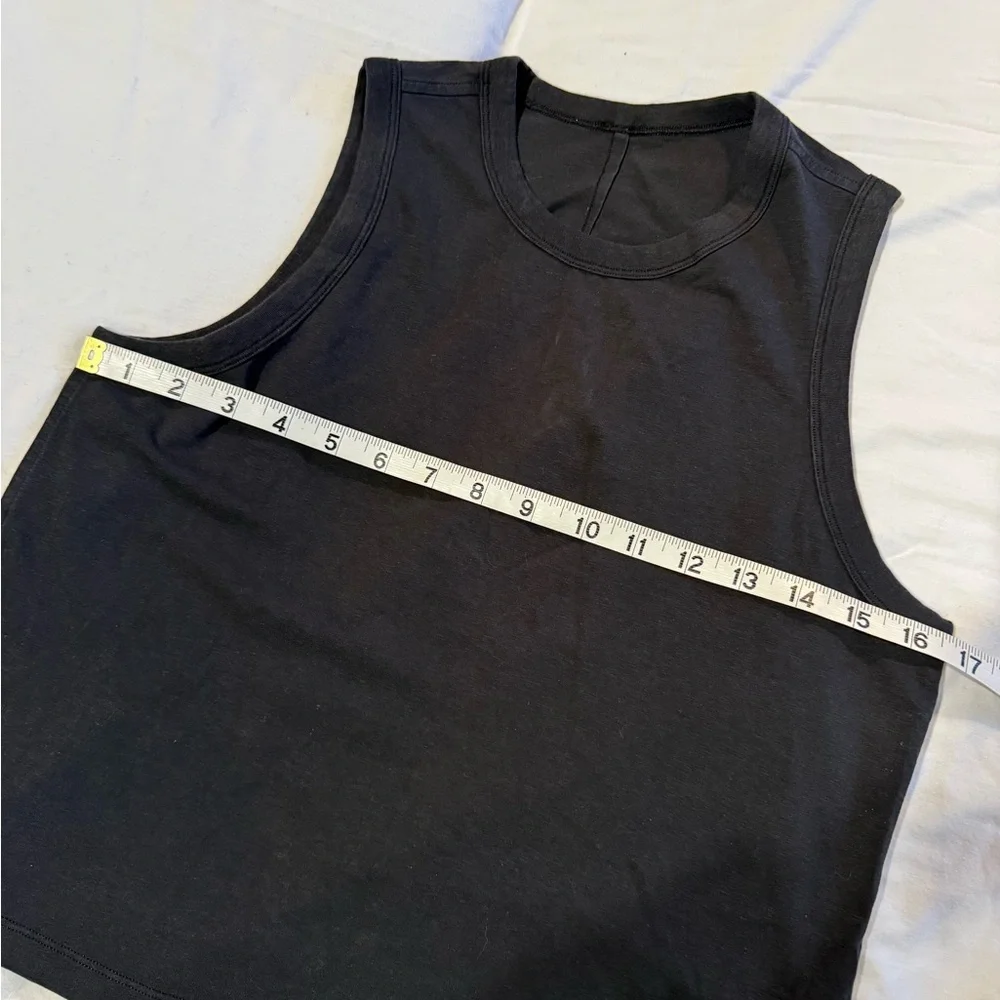 Black Sleeveless Tank Top #672 - Picture 3 of 5